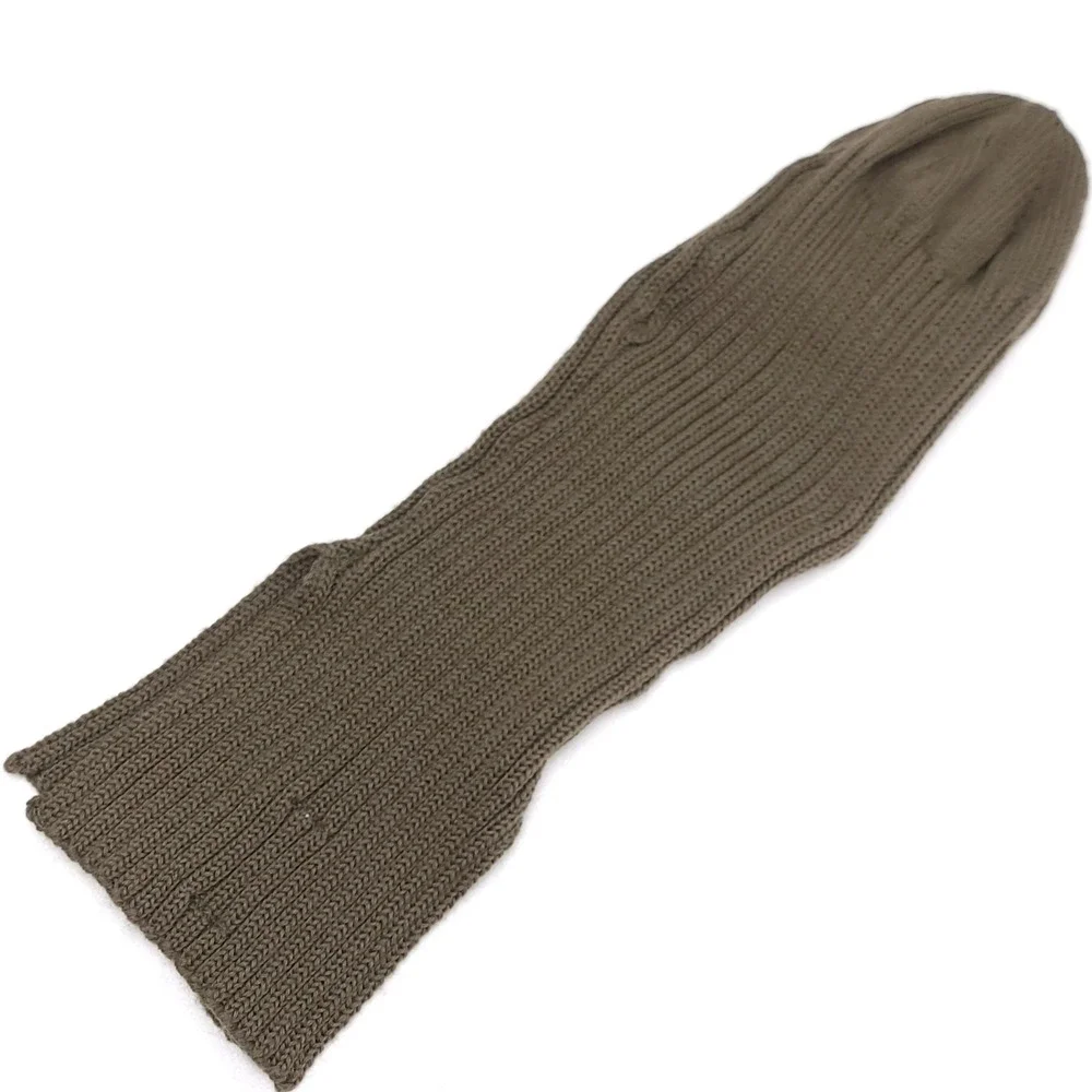Vintage US Navy Wool Balaclava Face Mask Olive Drab Green NXSX-38058 USN Hood